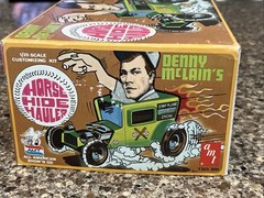 AMT DENNY MCLAIN’S HORSE HIDE HAULER ORIGINAL KIT!! #T323! CIRCA 1970! VMCP!