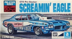 1/25 SCREAMIN’ EAGLE 1972 GTO PRO STOCKDECAL/JOHAN/REVELL/MPC/ POLAR LIGHTS