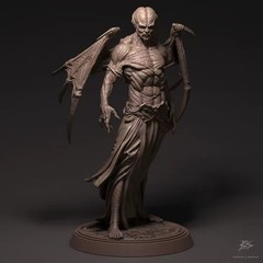 1/24 Scale Resin Figure Model Kit Marcus Vampire Unassembled, Unpainted Model.