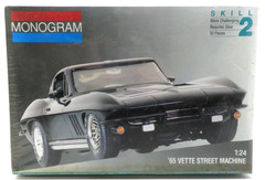 Monogram 1/24 ’65 Vette Street Machine Plastic Model Kit #2724 SEALED