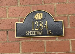 nascar 1284 speedway dr, metal Sign