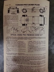 Vintage Boy Scouts Pinewood Derby Car Kit Sealed JC Pennys Unpunched Nice!