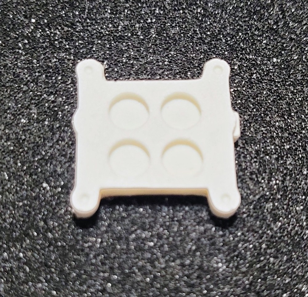 1/8th resin Single 4 barrel carburetor Spacer big deuce Revell monogram 1/8