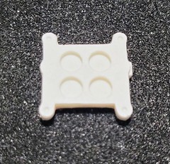 1/8th resin Single 4 barrel carburetor Spacer big deuce Revell monogram 1/8