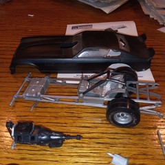 VINTAGE MONOGRAM 1/32 EARTHQUAKE VEGA PARTS FUNNY CAR