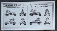 Encore 3501 Armored Car wz.34 1:35 Scale Model Kit 1/35 Camouflage Markings 1936