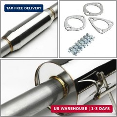 DNA MOTORING CBE-HC922-NRT Stainless Steel Cat Back Exhaust System [Compatible w