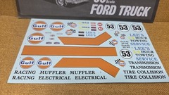 1953 Ford Pickup DECALS & INSTRUCTIONS 1:25 Scale AMT NEW Model Kit PARTS