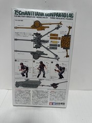 Tamiya 35047 WWII 1/35 German 7.5cm Anti Tank Gun Pak 40/L46 Model Kit