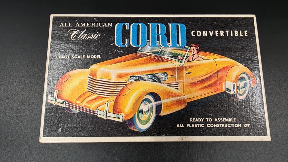 PYRO CORD CONVERTIBLE ORIGINAL 1957 1/25 SEALED INSIDE COMPLETE Z42