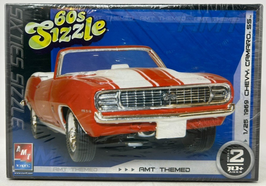 NEW AMT Model Kit – 60’s Sizzle 1969 Chevy Camaro SS #38610 – NOS!