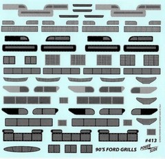 Powerslide 413 1990’s Ford Grilles 1/24 Nascar decal