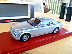 1/43 TSM , Rolls Royce ,silver phantom coupe, met. Silver, mint !!!