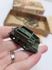 VINTAGE BOXED AIRFIX-72 BREN CARRIER & SIX POUNDER ANTI TANK WEAPON Started Kit