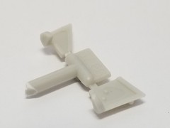 1958 Edsel Pacer FENDER BRACKETS from AMT 1:25 Model Kit 58
