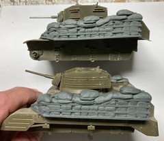 1/35 Scale Sandbag Sides for M5 M8 Howitzer Fit Tamiya Kits – Value Gear – Resin