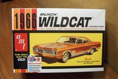 AMT 1966 BUICK WILDCAT HARDTOP 1/25 SCALE MODEL KIT (Stock, Custom or Show)