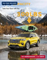 Tuyoung 300lbs Lockable Roof Rack Cross Bars Compatible with Ford Explorer 2020-