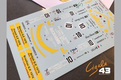 Decals March 761 1976 Formula 1 1/43rd scale for Tameo Kits by Cigale 43 CDS003