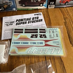 MPC 939 1/25 Pontiac GTO Super Stocker Plastic Model Kit