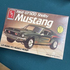 Vintage: 1968 GT-500 Shelby Mustang, Build 1of3 Ways! 1:25 Model Kit,