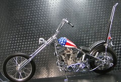 Easy Rider Harley Davidson Built Motorcycle Chopper Captain America Model