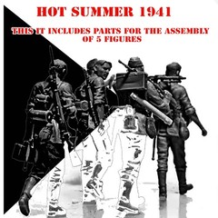 MB (MASTER BOX LTD) 35249 1/35 GERMAN INFANTRY WWII ‘HOT SUMMER 1941’ MODEL KIT