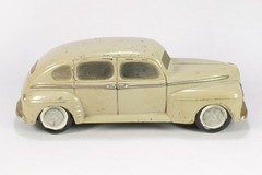Rare 1946 Ford Super Deluxe Aluminum AMT Dealer Promo Car Vintage Pre-Production
