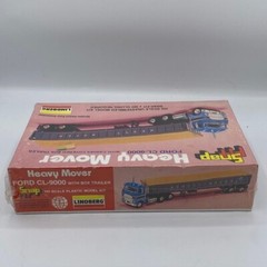 1SEALED VTG 1970s LINBERG SNAPFIT FORD CL-9000 HEAVY MOVERS SEMI TRUCK MODEL KIT