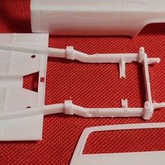 Body Shell & Frame 1977 Chevy Custom Pickup 1:25 Scale Model Car Part Revell