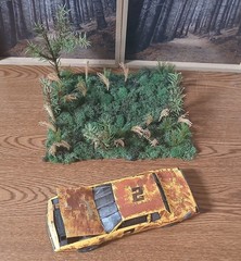 1980’S MONTE CARLO OLD RUSTY RETIRED STOCK CAR SITTIN IN FIELD DIORAMA SCENE !!