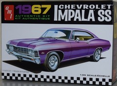 AMT 1967 CHEVY IMPALA SS #981M ⭐PARTS⭐ FRONT SEATS+INNER WHEELS+MORE 1:25