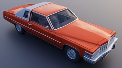 ABS-LIKE RESIN 3D PRINTED 1/25 1977 CADILLAC COUPE DEVILLE KIT