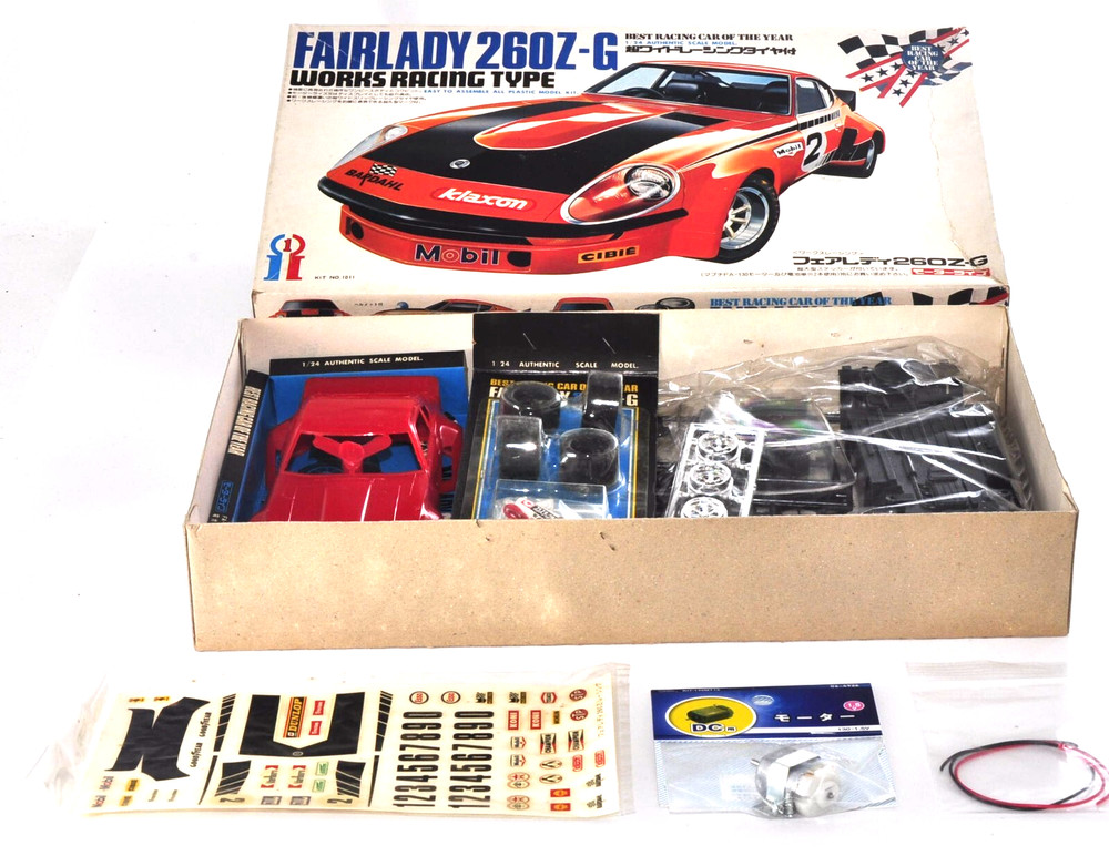 Rare Vintage Ikko 1/24 Nissan Fairlady 260ZG Works Racing Kit w/ Motor from JP
