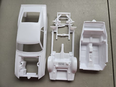 1969 Boss 302 Mustang Revell Body Chassis Interior Tub Model Parts 1:25 New R2