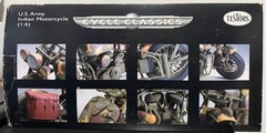 TESTORS #717 – U.S. Army Indian Motorcycle – 1:6 Scale – NEW!! open box