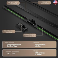 Compatible With Chevrolet Corvette 2005-2024 Front Windshield Wipers Water