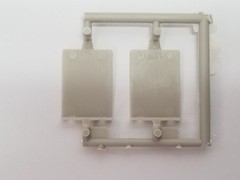 1972 FORD F350 Tow Truck MUD FLAPS from Moebius 1:25 Model Kit 72