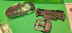 Collectible BURAGO Mercedes Benz SLS AMG Roadster Metal Car Model Kit 1/32 Scale