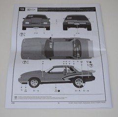 REVELL 1990 MUSTANG LX 5.0 85-4195 ⭐PARTS⭐ INSTRUCTION BOOKLET 1:25