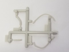 1958 Edsel Pacer RADIATOR HOSES & HEATER HOSES from AMT 1:25 Model Kit 58