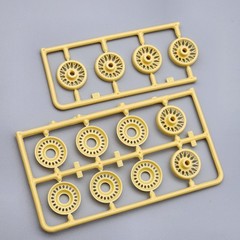Testors 1/24 Mercedes 540K Parts Kit Bash Spoke Wheels