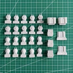 1/35 Scale Die-Cast Resin Model Assembled Kit German Antitank Mines Scene Mod…
