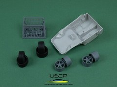 USCP 24T011 1/24 Toyota Supra F&F Transkit for Tamiya Resin kit