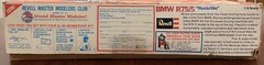 SUPER RARE(1973)-REVELL|BMW R75/5|WUNDERBIKE|1:8 Motorcycle Kit#1552|UNBUILT!!!
