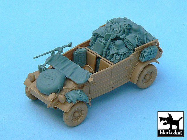 Black Dog 1/48 Kubelwagen Type 82 Afrika Korps Accessories (Tamiya 32503) T48033