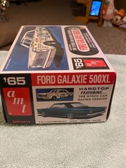 Vintage AMT 1965 Ford Galaxie 500XL 3 In 1 Model Kit Decals For Fred Lorenzen