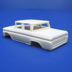 JFSL64 H:O scale Jimmy Flintstone 1962 C10 Pickup 4 Door resin slot car body