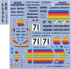 SHUNKO MODELS 1/24 Apple Porsche 935K3 1980 LM Decal Set for NuNu a090