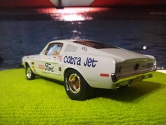 68 1968 Mustang 1/25 Cobra Jet Waterslide Decal Sheet Tasca FORD Bill Lawton